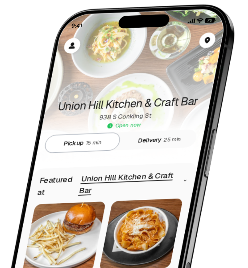 Union Hill Kitchen & Craft Bar app preview