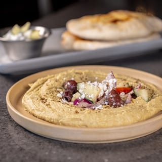 GREEK HUMMUS & TZATZIKI gfo/vg